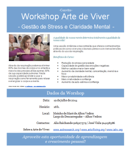 Arte e Viver (Workshop)